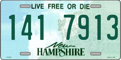 NH license plate 1417913