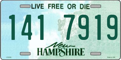 NH license plate 1417919