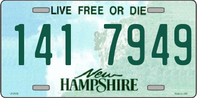 NH license plate 1417949