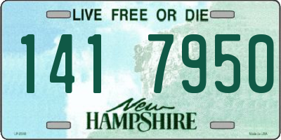 NH license plate 1417950