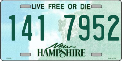 NH license plate 1417952