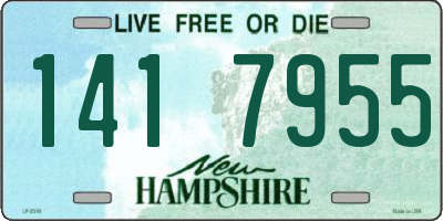 NH license plate 1417955