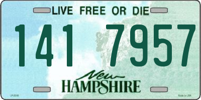 NH license plate 1417957