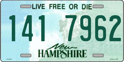 NH license plate 1417962