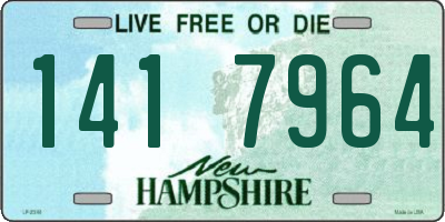NH license plate 1417964