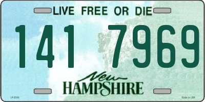 NH license plate 1417969