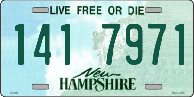 NH license plate 1417971