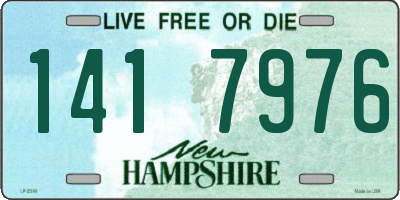 NH license plate 1417976