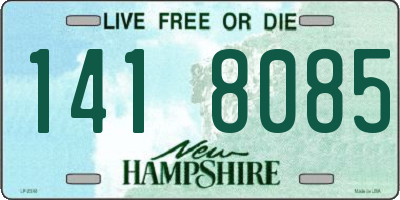 NH license plate 1418085