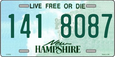 NH license plate 1418087