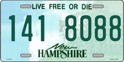 NH license plate 1418088
