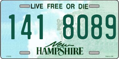 NH license plate 1418089