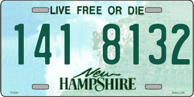 NH license plate 1418132