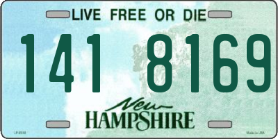 NH license plate 1418169