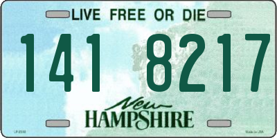 NH license plate 1418217
