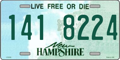 NH license plate 1418224