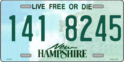 NH license plate 1418245