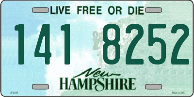 NH license plate 1418252
