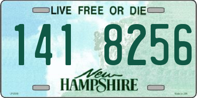 NH license plate 1418256