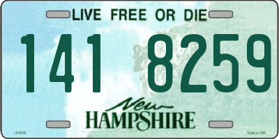 NH license plate 1418259