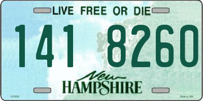 NH license plate 1418260