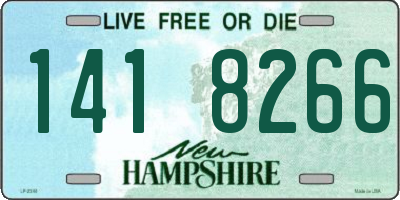 NH license plate 1418266