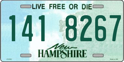NH license plate 1418267