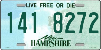NH license plate 1418272