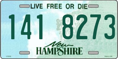 NH license plate 1418273
