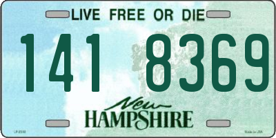 NH license plate 1418369