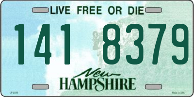 NH license plate 1418379
