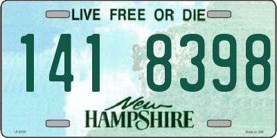 NH license plate 1418398