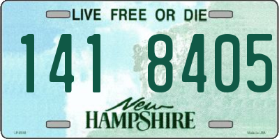 NH license plate 1418405
