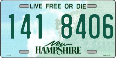 NH license plate 1418406