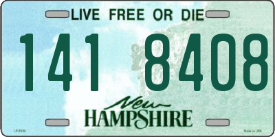 NH license plate 1418408