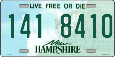NH license plate 1418410