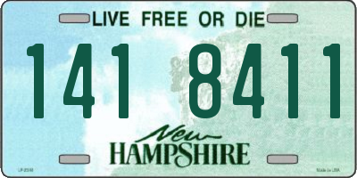 NH license plate 1418411