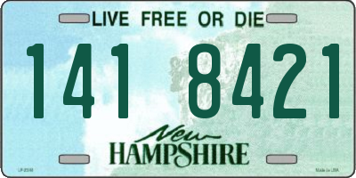 NH license plate 1418421