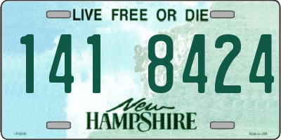 NH license plate 1418424