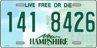 NH license plate 1418426