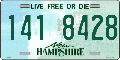 NH license plate 1418428