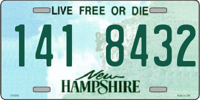 NH license plate 1418432