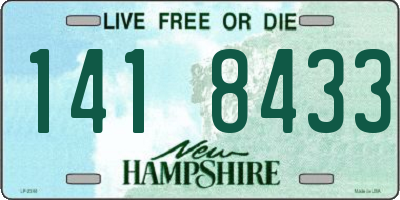 NH license plate 1418433