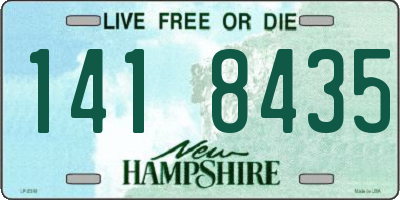 NH license plate 1418435