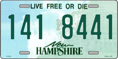 NH license plate 1418441