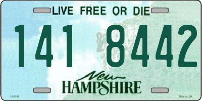 NH license plate 1418442