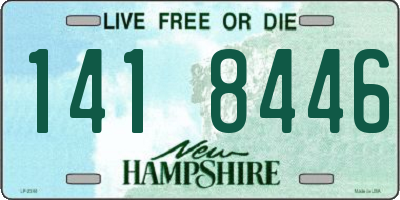 NH license plate 1418446