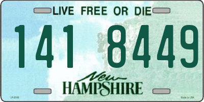 NH license plate 1418449