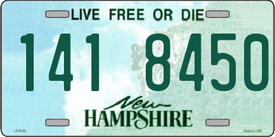 NH license plate 1418450