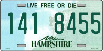 NH license plate 1418455
